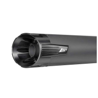 LIGNE COMPLETE ZARD HARLEY DAVIDSON SOFTAIL 2 EN 1 2025/* - Options : noir, Matière : inox, Embout : embout aluminium, Version : homologué