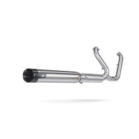 LIGNE COMPLETE ZARD HARLEY DAVIDSON SOFTAIL 2 EN 1 2025/* - Options : noir, Matière : inox, Embout : embout aluminium, Version : homologué