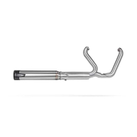 LIGNE COMPLETE ZARD HARLEY DAVIDSON SOFTAIL 2 EN 1 2025/* - Options : noir, Matière : inox, Embout : embout aluminium, Version : homologué