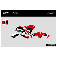 KIT DECO STIKRLAB DUCATI DESERT X V2 - Finition : BRILLANT, Modèle : FULL