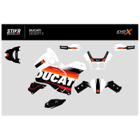 KIT DECO STIKRLAB DUCATI DESERT X V3 - Finition : BRILLANT, Modèle : FULL