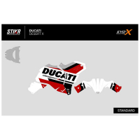 KIT DECO STIKRLAB DUCATI DESERT X V1 - Finition : BRILLANT, Modèle : FULL
