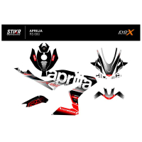 KIT DECO APRILIA RS 660 MODELE V1 GRIS - Modèle : STANDARD, Finition : MAT, Année moto : 2025/2026