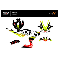 KIT DECO APRILIA RS 660 MODELE V1 JAUNE - Finition : BRILLANT, Modèle : STANDARD, Année moto : 2020/2024