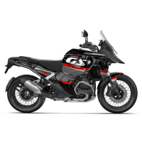 KIT DECO BMW 1300 GS ADVENTURE MODELE V1 GRIS ROUGE - Finition : BRILLANT, Modèle : FULL, Type de flancs : TYPE A 