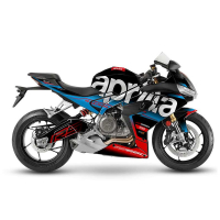 KIT DECO APRILIA RS 660 MODELE V1 BLEU - Modèle : STANDARD, Finition : MAT, Année moto : 2025/2026
