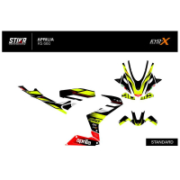 KIT DECO APRILIA RS 660 MODELE V3 JAUNE - Modèle : FULL, Finition : MAT, Année moto : 2020/2024