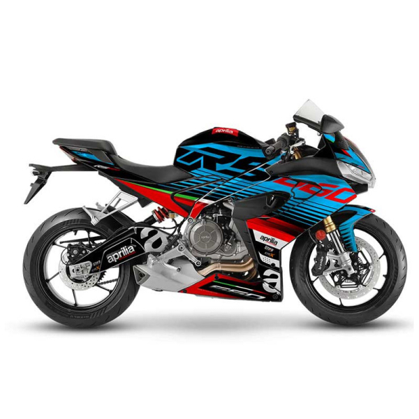 KIT DECO APRILIA RS 660 MODELE V2 BLEU - Modèle : FULL, Finition : MAT, Année moto : 2020/2024