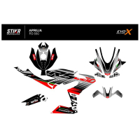 KIT DECO APRILIA RS 660 MODELE V2 GRIS - Modèle : FULL, Finition : MAT, Année moto : 2025/2026