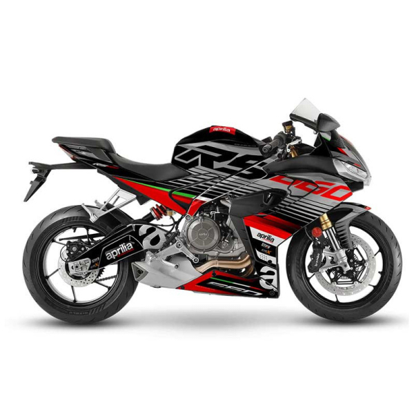 KIT DECO APRILIA RS 660 MODELE V2 GRIS - Modèle : STANDARD, Finition : MAT, Année moto : 2020/2024