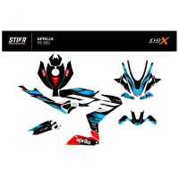 KIT DECO APRILIA RS 660 MODELE V3 BLEU - Modèle : STANDARD, Finition : MAT, Année moto : 2020/2024