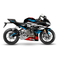 KIT DECO APRILIA RS 660 MODELE V3 BLEU - Finition : BRILLANT, Modèle : STANDARD, Année moto : 2020/2024