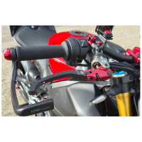 LEVIER DE FREIN POUR MAITRE CYLINDRE BREMBO DUCATI STREETFIGHTER V4 2026 - BB - BR -RB - SB -SR : Noir/Noir