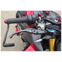 LEVIER DE FREIN POUR MAITRE CYLINDRE BREMBO DUCATI STREETFIGHTER V4 2026 - BB - BR -RB - SB -SR : Rouge/Noir