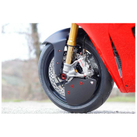 SYSTEME REFROIDISSEMENT FREIN AVANT CARBONE CNC RACING - Couleur : ROUGE