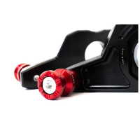 TENDEURS DE CHAINE AVEC SUPPORT POUR DIABOLOS BMW S1000XR - Couleur : ROUGE