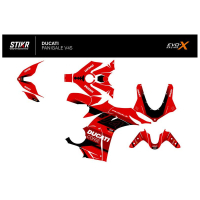 Kit déco DUCATI PANIGALE V4S/R - MODELE V2 - ROUGE - Finition : BRILLANT, Modèle : FULL, Modèle Panigale : Modèle V4R