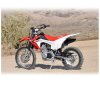 GRIPS DE RESERVOIR | HONDA CRF 125 F 14-18 - Couleur : TRANSPARENT