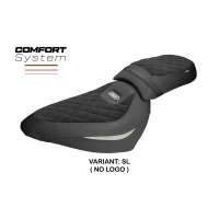 HOUSSE DE SELLE COMPATIBLE | BMW R 18 CLASSIC 2021-2026 | MOD TELTOW - Couleur : BLANC, Type : CONFORT, Logo : SANS LOGO