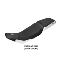 HOUSSE DE SELLE COMPATIBLE | HUSQVARNA VITPILLEN 701 2018-2020 | MOD NACKA - Couleur : BLANC, Type : CONFORT, Logo : SANS LOGO