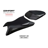 HOUSSE DE SELLE COMPATIBLE | KTM 125 DUKE 2024-2026 | MOD MOLA - Couleur : NOIR, Type : CONFORT, Logo : AVEC LOGO