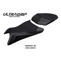 HOUSSE DE SELLE COMPATIBLE | KTM 125 DUKE 2024-2026 | MOD MOLA - Logo : AVEC LOGO, Type : ULTRAGRIP, Couleur : GRIS ORANGE