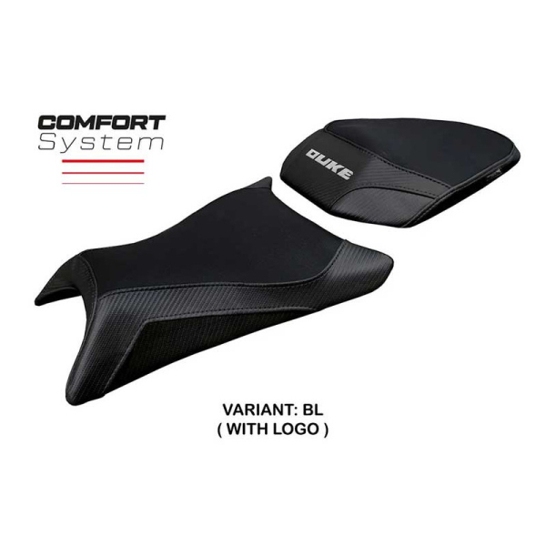 HOUSSE DE SELLE COMPATIBLE | KTM 125 DUKE 2024-2026 | MOD MOLA - Type : CONFORT, Couleur : GRIS GRIS, Logo : SANS LOGO