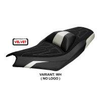 HOUSSE DE SELLE COMPATIBLE | KYMCO AK 550 PREMIUM 2023-2026 | MOD DATONG - Type : STANDARD, Logo : AVEC LOGO, Couleur : GRIS GRIS