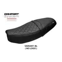 HOUSSE DE SELLE COMPATIBLE | TRIUMPH SPEED TWIN 1200 2019-2026 | MOD TAMRA - Type : STANDARD, Logo : AVEC LOGO, Couleur : BRIQUE