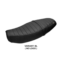 HOUSSE DE SELLE COMPATIBLE | TRIUMPH SPEED TWIN 1200 2019-2026 | MOD BOMLO - Type : STANDARD, Logo : AVEC LOGO, Couleur : BRIQUE