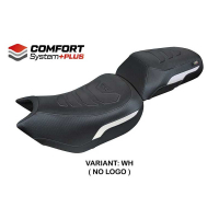 HOUSSE DE SELLE COMPATIBLE | TRIUMPH TIGER 1200 2022-2026 | MOD WALES COMFORT SY - Type : CONFORT, Logo : AVEC LOGO, Couleur : ARGENT