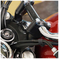 REHAUSSE DE GUIDON 25 MM VOIGT Triumph Street Scrambler 900 NOIR