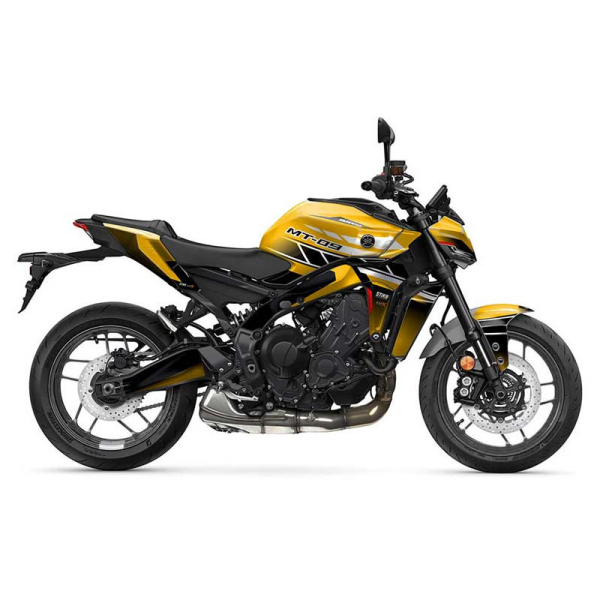 KIT DECO STIKRLAB YAMAHA MT09 V1 JAUNE - Finition : BRILLANT, Modèle : FULL, Année moto : 2021-2023