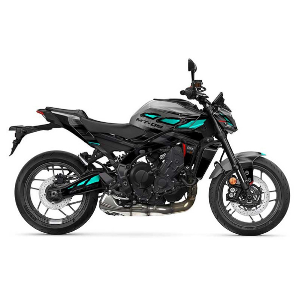 KIT DECO STIKRLAB YAMAHA MT09 V3 BLEU - Modèle : STANDARD, Finition : MAT, Année moto : 2017-2020