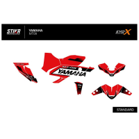 KIT DECO STIKRLAB YAMAHA MT09 V2 ROUGE - Modèle : FULL, Finition : MAT, Année moto : 2017-2020