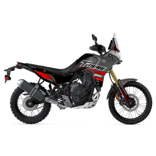KIT DECO STIKRLAB YAMAHA TENERE 700 V2 GRIS - Finition : BRILLANT, Modèle : FULL, Année moto : 2025-2026