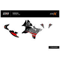 KIT DECO STIKRLAB YAMAHA TENERE 700 V2 GRIS - Finition : BRILLANT, Modèle : STANDARD, Année moto : 2019-2024