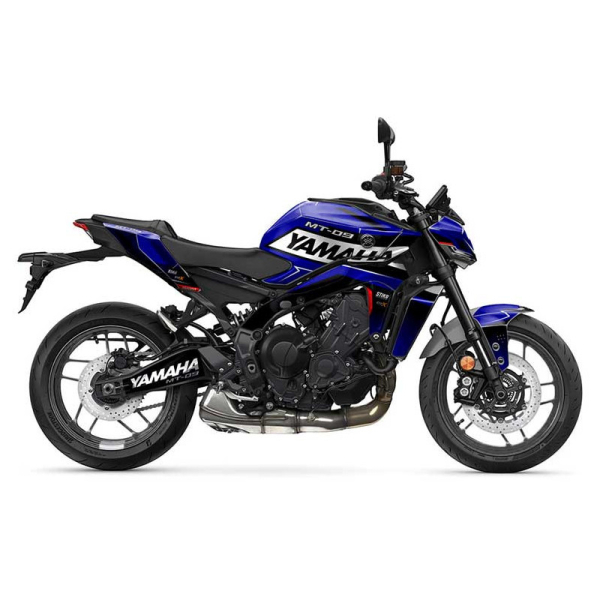 KIT DECO STIKRLAB YAMAHA MT09 V2 BLEU - Modèle : STANDARD, Finition : MAT, Année moto : 2021-2023