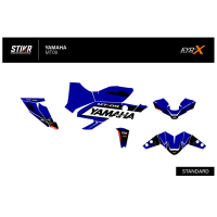 KIT DECO STIKRLAB YAMAHA MT09 V2 BLEU - Modèle : FULL, Finition : MAT, Année moto : 2024-2026
