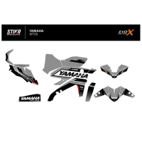KIT DECO STIKRLAB YAMAHA MT09 V2 GRIS - Modèle : STANDARD, Finition : MAT, Année moto : 2017-2020