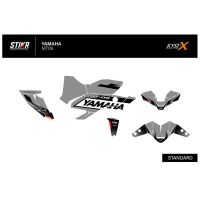 KIT DECO STIKRLAB YAMAHA MT09 V2 GRIS - Finition : BRILLANT, Modèle : FULL, Année moto : 2024-2026