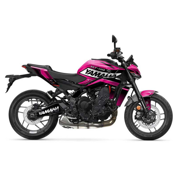 KIT DECO STIKRLAB YAMAHA MT09 V2 ROSE - Finition : BRILLANT, Modèle : STANDARD, Année moto : 2017-2020