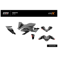 KIT DECO STIKRLAB YAMAHA MT09 V3 GRIS - Finition : BRILLANT, Modèle : FULL, Année moto : 2017-2020