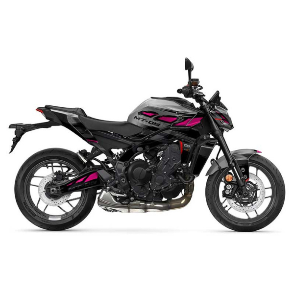 KIT DECO STIKRLAB YAMAHA MT09 V3 ROSE - Modèle : STANDARD, Finition : MAT, Année moto : 2024-2026