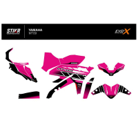 KIT DECO STIKRLAB YAMAHA MT09 V1 ROSE - Modèle : STANDARD, Finition : MAT, Année moto : 2017-2020