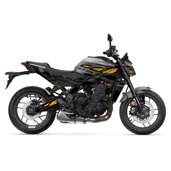 KIT DECO STIKRLAB YAMAHA MT09 V3 JAUNE - Finition : BRILLANT, Modèle : STANDARD, Année moto : 2024-2026