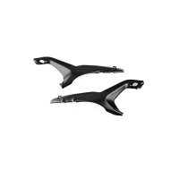 FLANCS RÉSERVOIR INFÉRIEURS CARBONE LIGHTECH DUCATI - Finition : BRILLANT