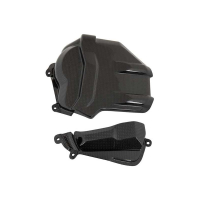 PROTECTIONS MOTEUR DROIT ET GAUCHE CARBONE LIGHTECH DUCATI - Finition : MAT