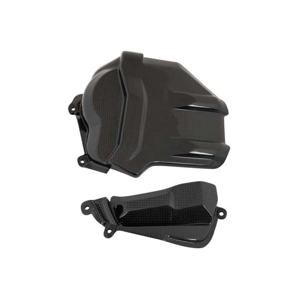 PROTECTIONS MOTEUR DROIT ET GAUCHE CARBONE LIGHTECH DUCATI - Finition : BRILLANT
