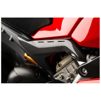 FLANCS SOUS RÉSERVOIR CARBONE LIGHTECH DUCATI - Finition : MAT